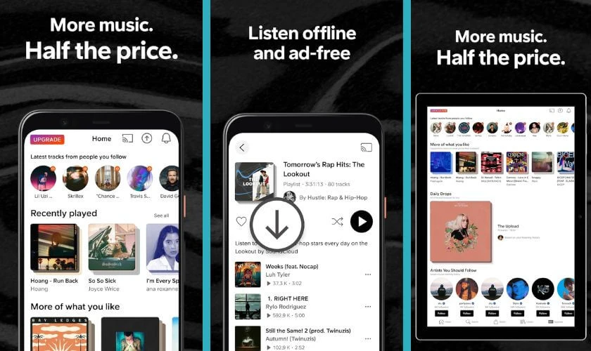 Soundcloud - Ứng dụng nghe nhạc online, offline miễn ph&iacute;