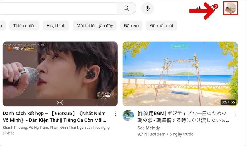 C&aacute;ch đăng xuất t&agrave;i khoản Youtube tr&ecirc;n m&aacute;y t&iacute;nh