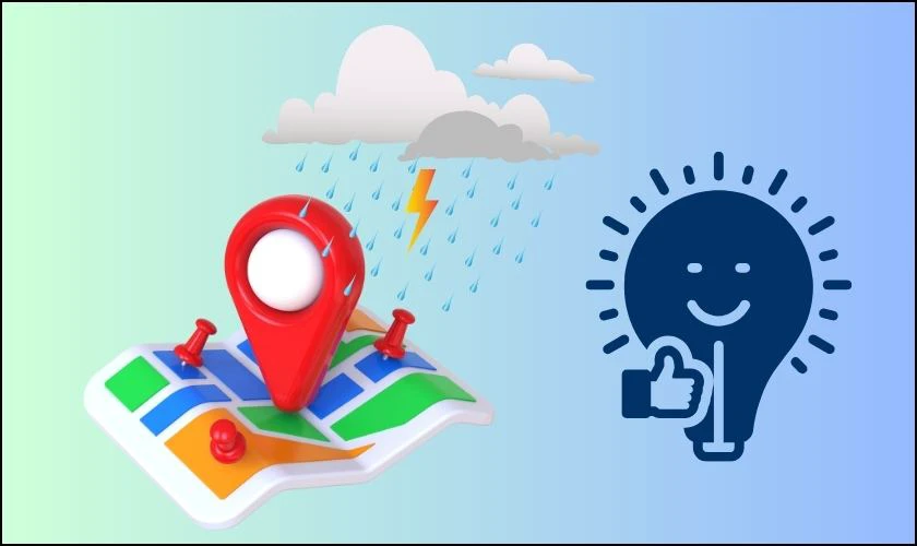 Thời tiết xấu c&oacute; ảnh hưởng đến định vị GPS tr&ecirc;n điện thoại kh&ocirc;ng?