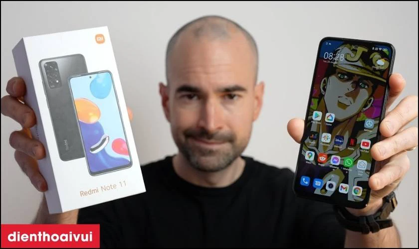Màn hình AMOLED FHD+ của điện thoại Xiaomi Redmi Note 11 Series