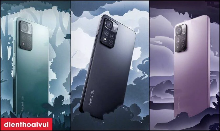 Thiết kế tinh tế của điện thoại Xiaomi Redmi Note 11 Series