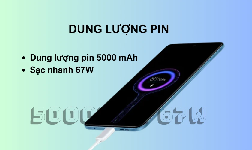 Dung lượng pin khủng trên Xiaomi Redmi Note 12 Series
