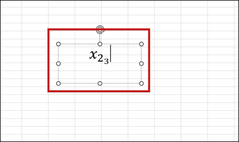 Tự tay viết số mũ trong Excel với Ink Equation