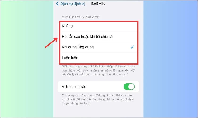T&ugrave;y chọn bất kỳ mục n&agrave;o theo nhu cầu của bạn