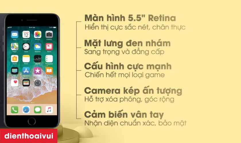 Điện thoại iPhone 7 Plus được n&acirc;ng cấp đ&aacute;ng kể so với thiết bị tiền nhiệm