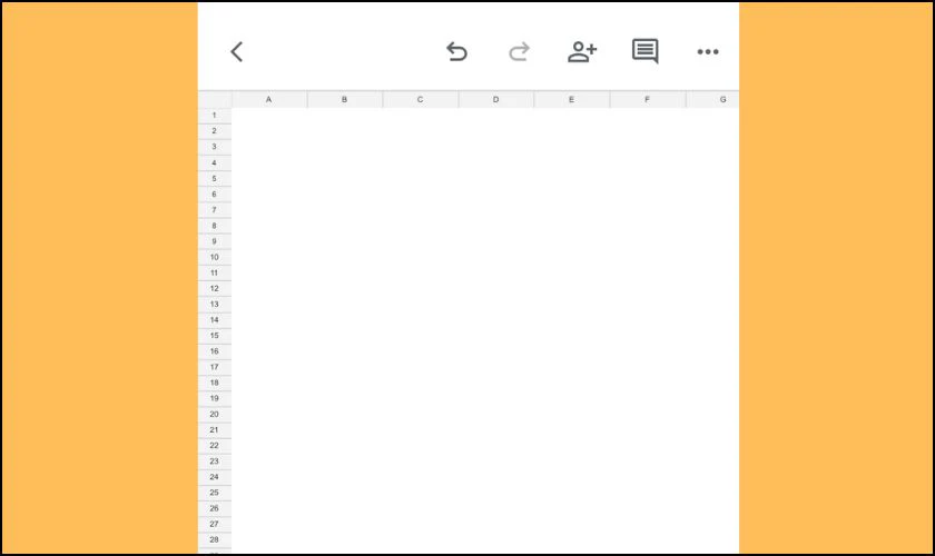 Ho&agrave;n tất x&oacute;a đường kẻ trong Google Shete 