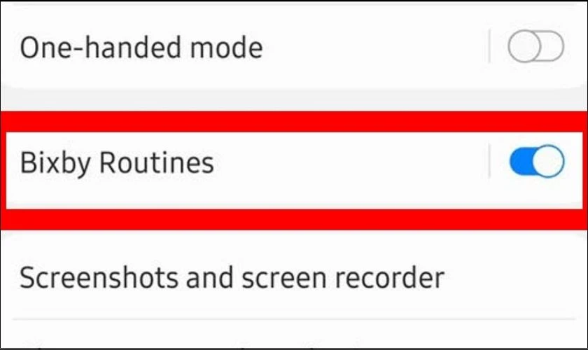 K&iacute;ch hoạt v&agrave; sử dụng Samsung Bixby Routines