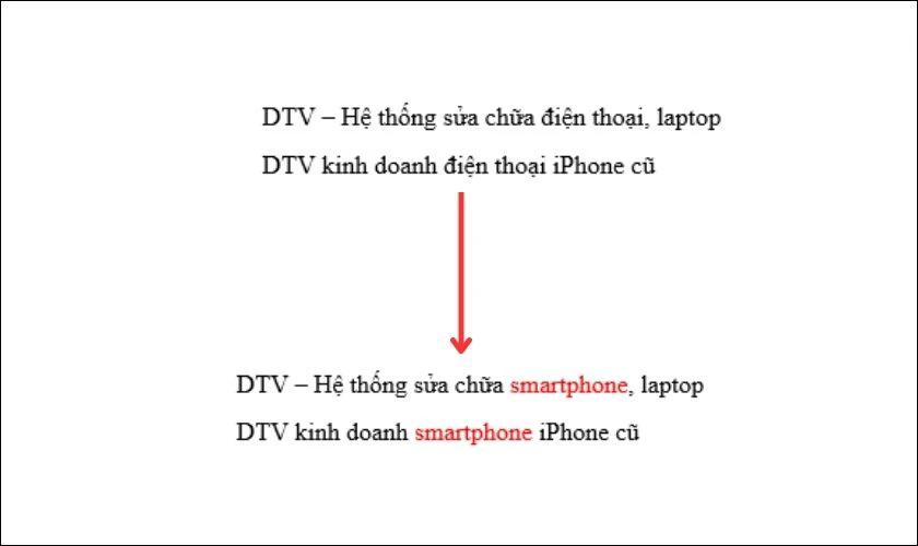 T&ugrave;y chọn c&aacute;c cụm từ t&igrave;m kiếm v&agrave; thay thế 