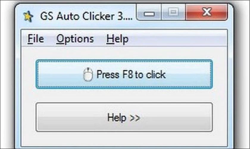 Phần mềm auto click kh&ocirc;ng chiếm chuột GS Auto Clicker