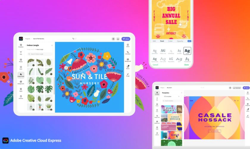 T&iacute;ch hợp liền mạch với hệ sinh th&aacute;i Adobe