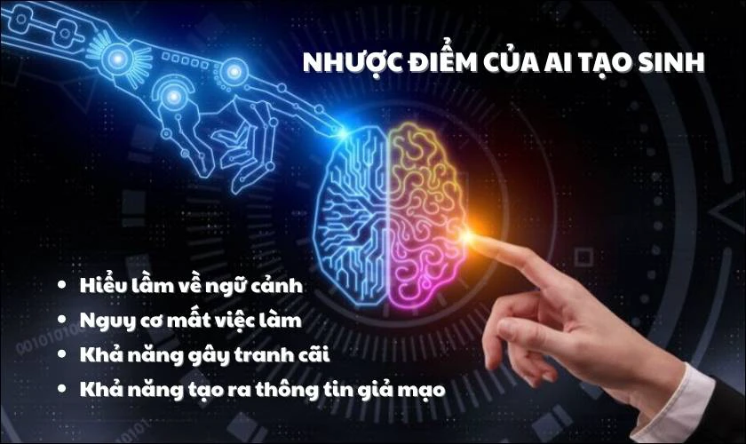 C&aacute;c nhược điểm của tr&iacute; tuệ nh&acirc;n tạo
