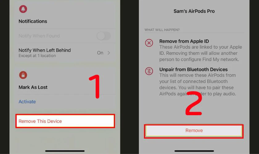 Ngắt kết nối AirPods trên các thiết bị và thực hiện kết nối lại