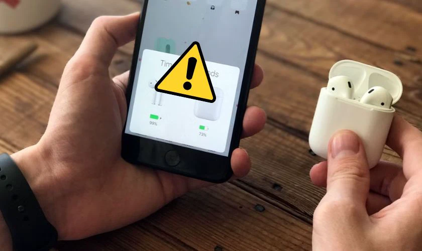 Dấu hiệu AirPods bị chai pin