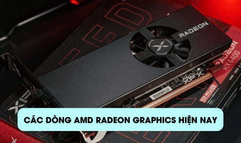 Các dòng AMD Radeon Graphics phổ biến hiện nay