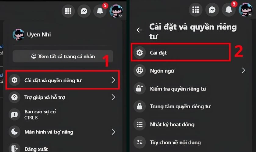 Cách ẩn số lượt cảm xúc Facebook bằng máy tính