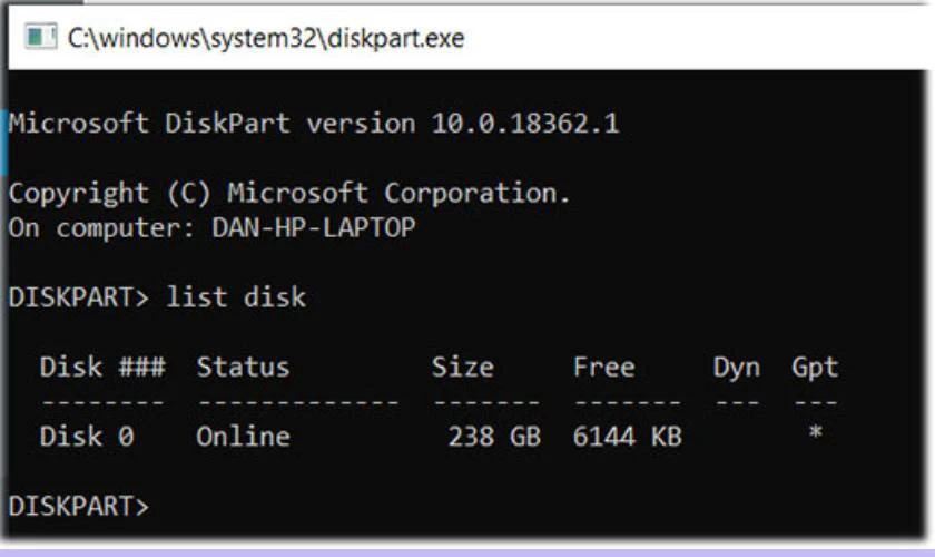K&iacute;ch hoạt ph&acirc;n v&ugrave;ng Windows sửa lỗi An operating system wasn