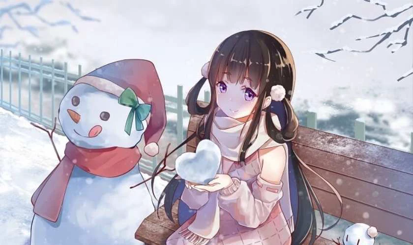 Ảnh nền chibi Gi&aacute;ng sinh tr&ecirc;n m&aacute;y t&iacute;nh