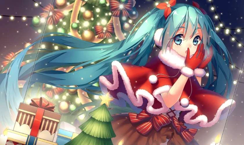 Ảnh chibi Gi&aacute;ng sinh đẹp tr&ecirc;n m&aacute;y t&iacute;nh
