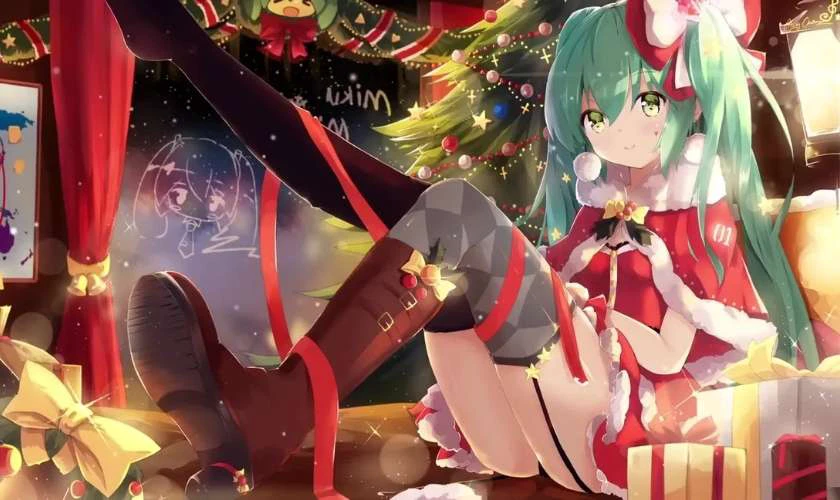Ảnh chibi Gi&aacute;ng sinh đẹp tr&ecirc;n m&aacute;y t&iacute;nh