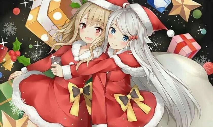 Ảnh chibi Gi&aacute;ng sinh đẹp tr&ecirc;n m&aacute;y t&iacute;nh