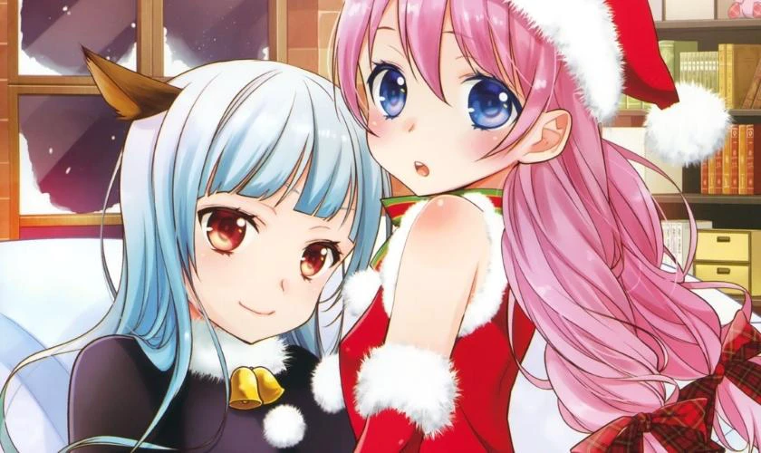 Ảnh anime nữ Gi&aacute;ng Sinh t&igrave;nh bạn