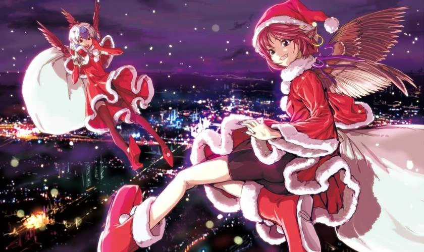 Ảnh anime nữ Gi&aacute;ng Sinh Sakura
