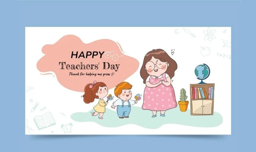 Ảnh bìa chúc mừng ngày 20/11 đẹp mắt hoạt hoạ