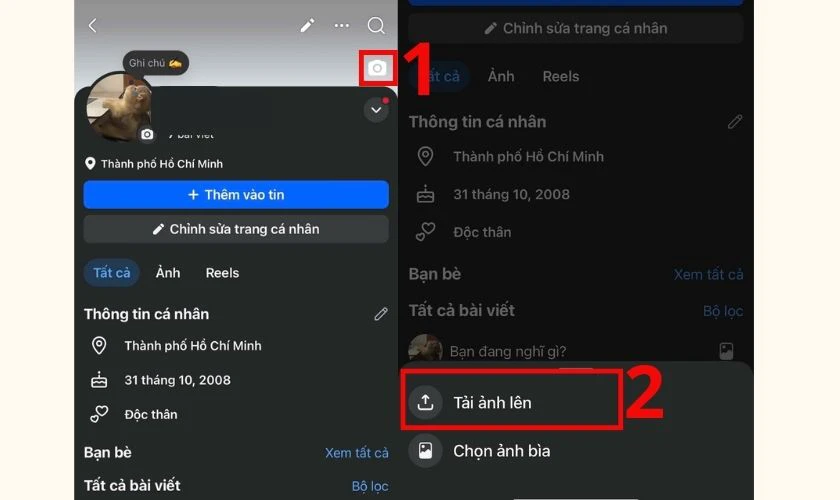 Cách đổi ảnh bìa Giáng sinh trên các nền tảng