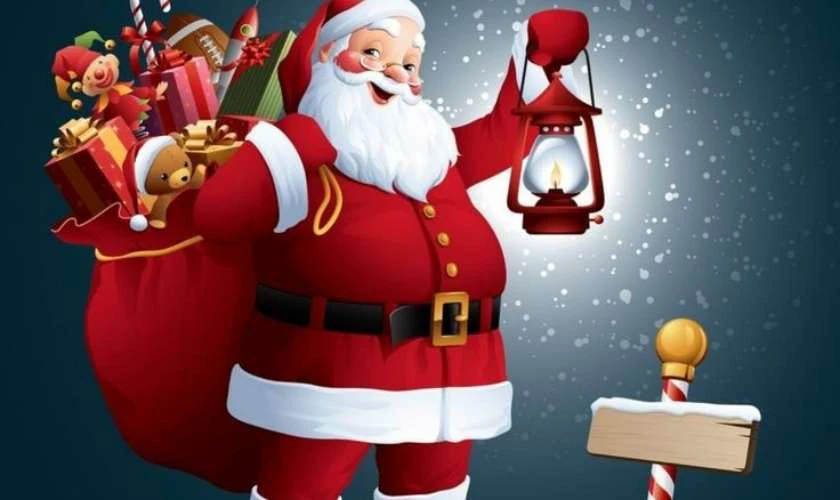 Hình ảnh ông già Noel dễ thương