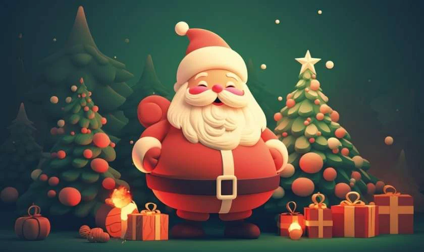 Hình ảnh ông già Noel chibi