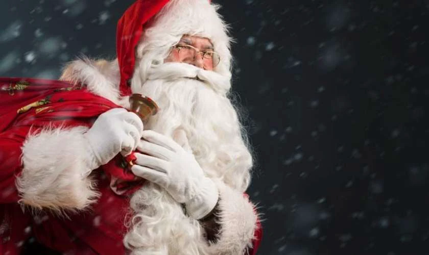 Hình ảnh ông già Noel làm ảnh bìa