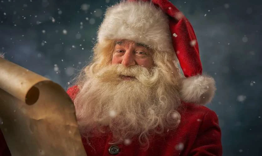 Hình ảnh ông già Noel cảm động