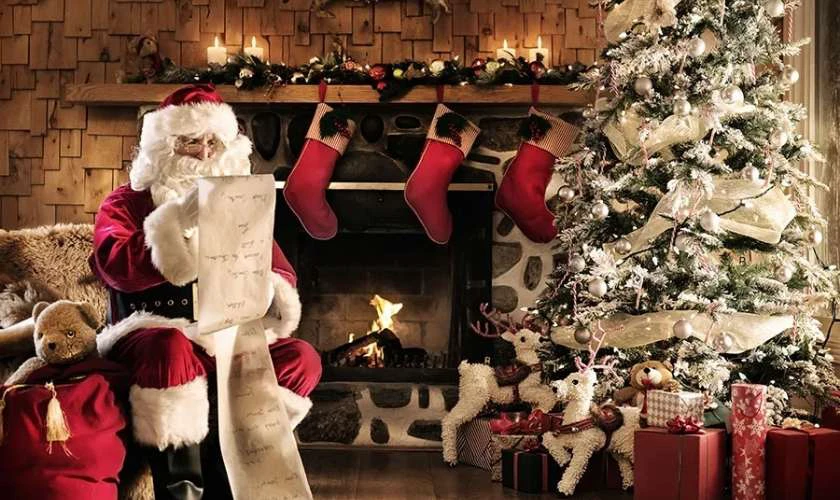 Hình ảnh ông già Noel ấm áp