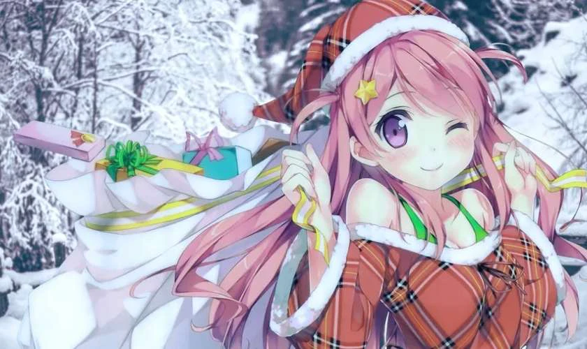 Ảnh nhân vật hoạt hình Noel cute