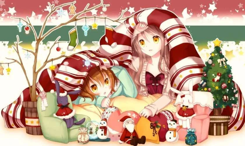 Ảnh nhân vật hoạt hình Noel kẹo ngọt