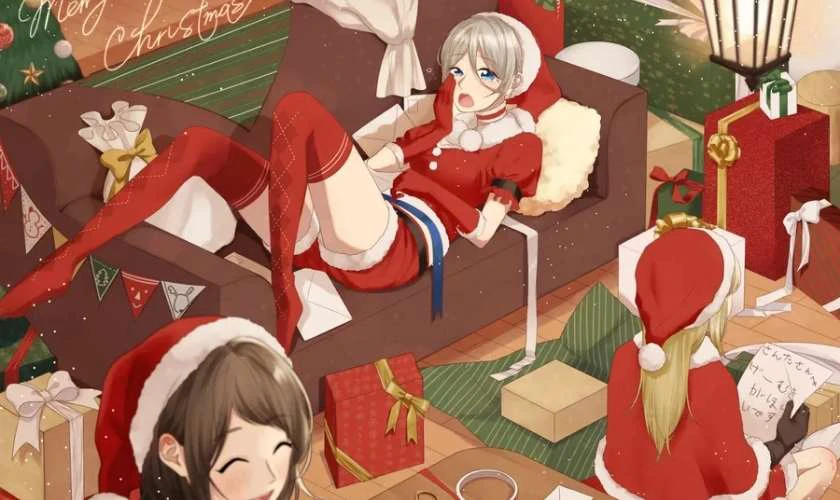 Ảnh nhân vật hoạt hình Noel đáng yêu