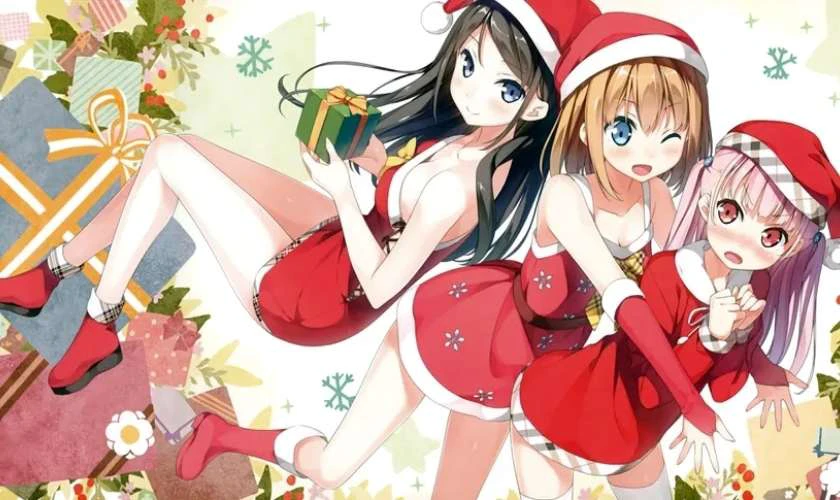 Ảnh nhân vật hoạt hình Noel siêu đáng yêu
