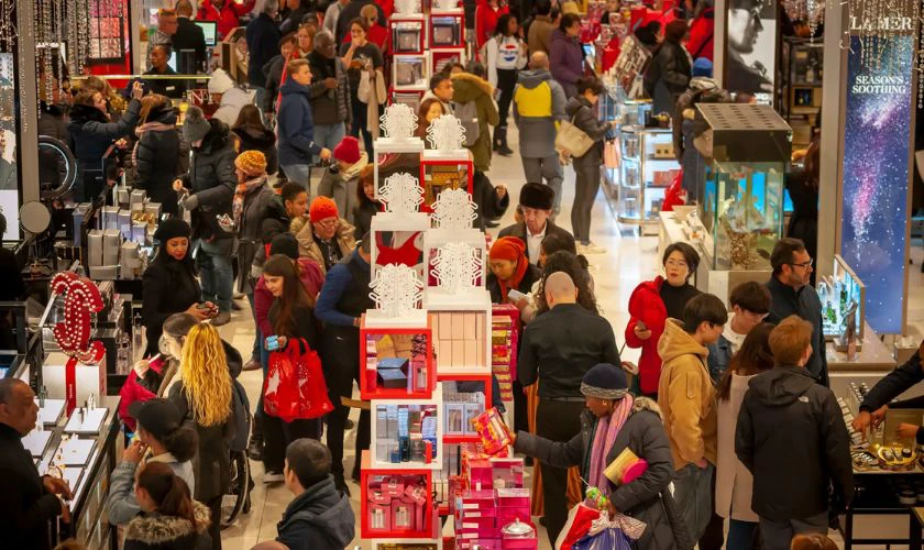 Ảnh Black Friday không khí mua sắm