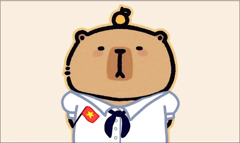 Ảnh Capybara l&agrave;m h&igrave;nh đại diện