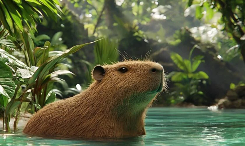 H&igrave;nh Capybara dễ thương
