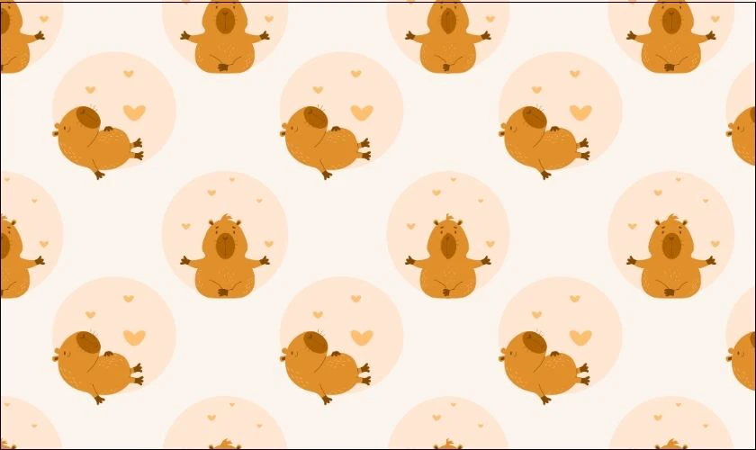 H&igrave;nh nền Capybara đẹp cho laptop v&agrave; PC