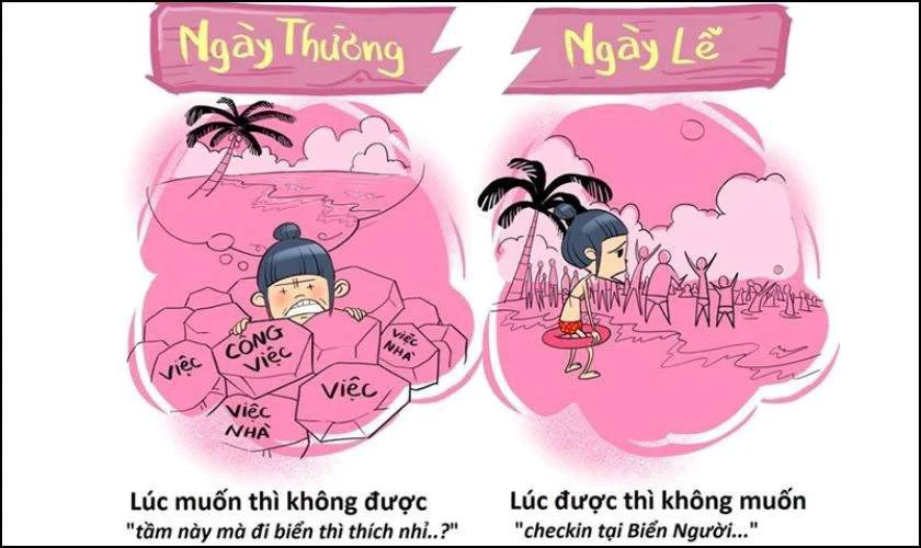 Meme nghỉ lễ mới