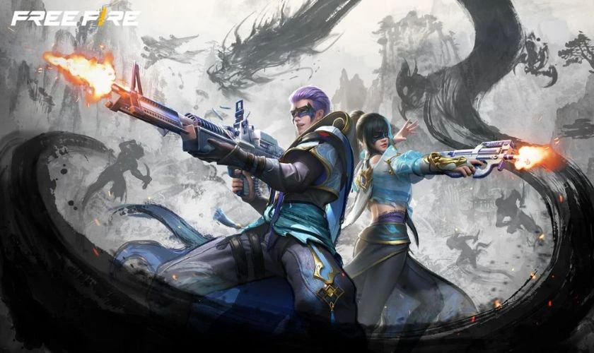 Hình Free Fire cặp đôi yêu nhau bao ngầu