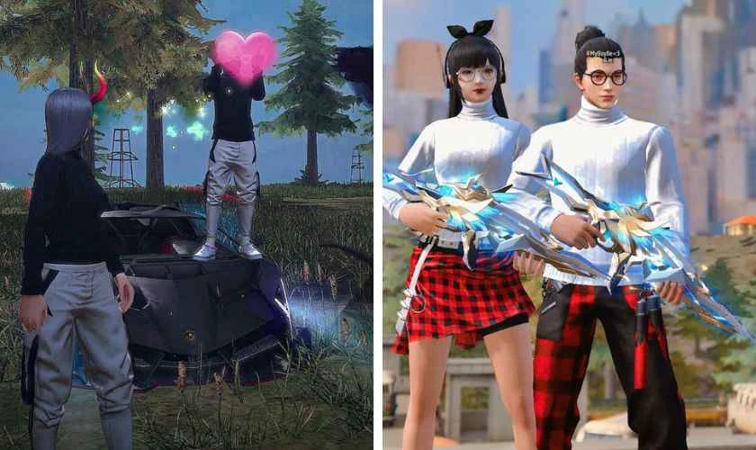 Hình Free Fire cặp đôi bao ngầu, đẹp