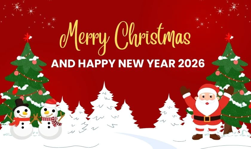 Ảnh mừng Giáng sinh và năm mới 2026