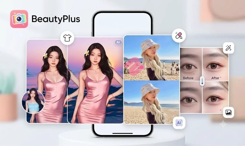 BeautyPlus - App selfie và làm đẹp khuôn mặt