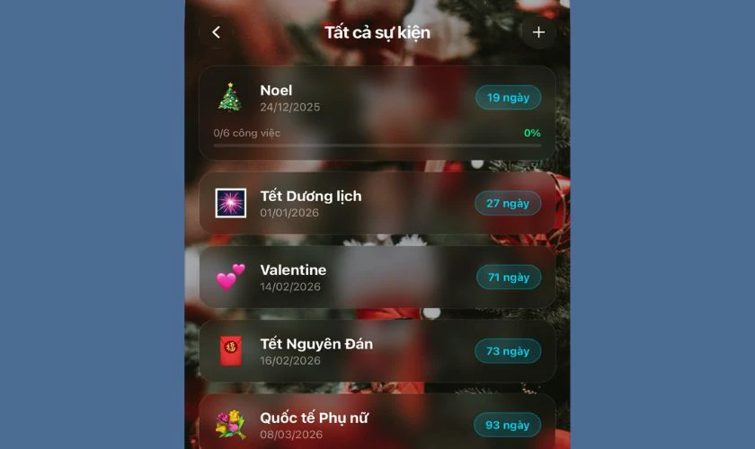 App đếm ngược ngày Tết tiện lợi
