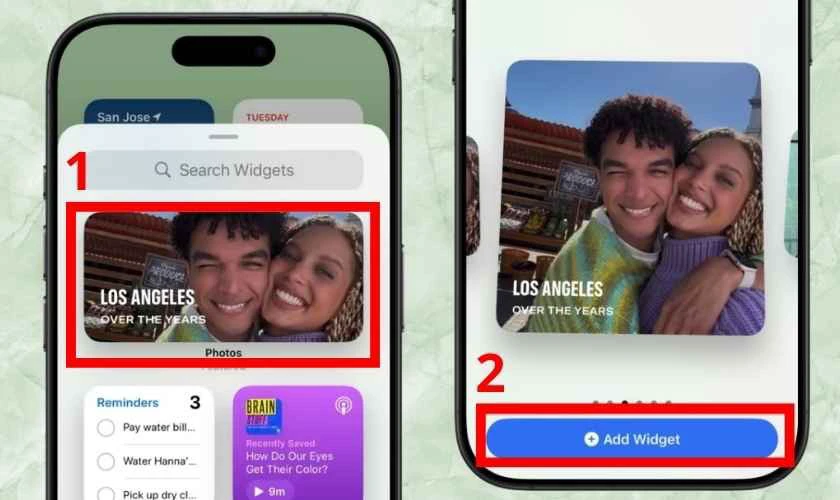 Add Widget