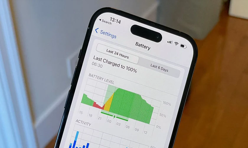 Kiểm tra pin điện thoại cũ trước khi định giá qua app