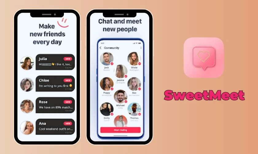 Ứng dụng hẹn hò SweetMeet